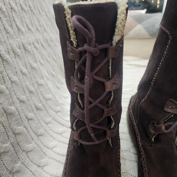 Timberland Women's Lace Up Boots - Rich Brown - Picture 9 of 9